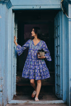 Load image into Gallery viewer, the STEVIA dress - blue floral