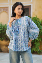 Load image into Gallery viewer, the MINT top - grey floral