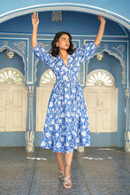 Load image into Gallery viewer, the ANISE midi - (reprint) royal blue jaal