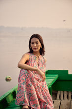 Load image into Gallery viewer, the BORAGE MIDI dress - pink pastels floral