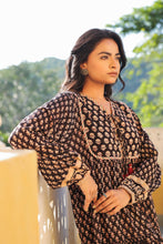 Load image into Gallery viewer, The Thyme Dress - black bagru