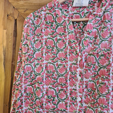 Load image into Gallery viewer, the HONEY top - pink vines