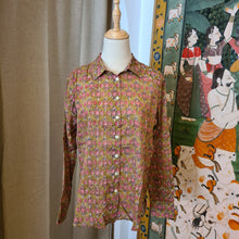 Load image into Gallery viewer, The BASIC shirt - olive floral