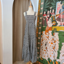 Load image into Gallery viewer, the BAY maxi dress - black checks