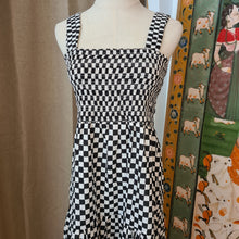 Load image into Gallery viewer, the BAY maxi dress - black checks