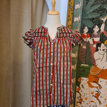 Load image into Gallery viewer, The VANILLA top - red & black strips