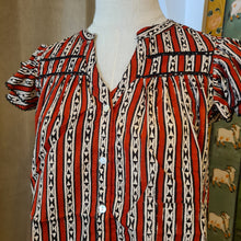 Load image into Gallery viewer, The VANILLA top - red & black strips