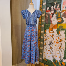 Load image into Gallery viewer, the GINGER pants- blue red floral