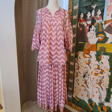 Load image into Gallery viewer, the MINT top - pink zigzag