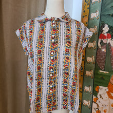 Load image into Gallery viewer, Sesame top - grey with orange borders