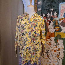 Load image into Gallery viewer, The OVERSIZED shirt - yellow floral