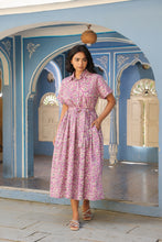 Load image into Gallery viewer, the PARSLEY MIDI dress - lavender floral