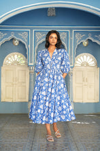 Load image into Gallery viewer, the ANISE midi - (reprint) royal blue jaal