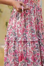 Load image into Gallery viewer, the CILANTRO midi - white with pink floral