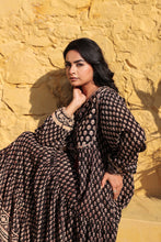 Load image into Gallery viewer, The Thyme Dress - black bagru