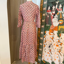 Load image into Gallery viewer, the CAJUN dress - sweet pink w/ red flower