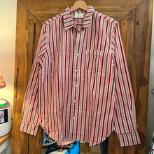 Load image into Gallery viewer, Men’s Basic shirt - white pink stripes