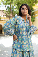 Load image into Gallery viewer, the MINT top - green floral