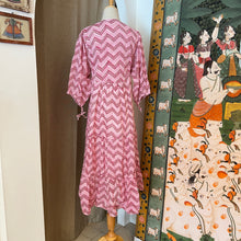 Load image into Gallery viewer, the CHILLI midi - pink zigzag