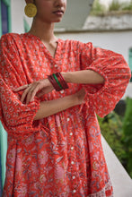 Load image into Gallery viewer, the CHILLI mini - coral and pink floral