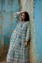 Load image into Gallery viewer, the Thyme maxi - green & yellow floral