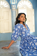 Load image into Gallery viewer, the ANISE midi - (reprint) royal blue jaal