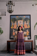 Load image into Gallery viewer, the SAGE Maxi - vintage NAVY with red butis