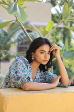 Load image into Gallery viewer, the ANISE midi - blue geometric