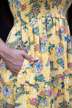 Load image into Gallery viewer, The PAPRIKA dress - yellow floral