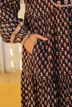 Load image into Gallery viewer, The Thyme Dress - black bagru