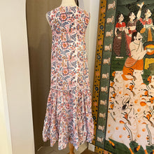 Load image into Gallery viewer, the JASMINE midi - white w/ pink brown floral