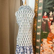 Load image into Gallery viewer, the CEYLON top - white w/ green floral