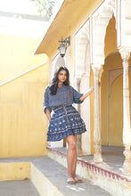 Load image into Gallery viewer, the DILL skirt - Indigo