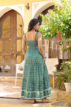 Load image into Gallery viewer, the BAY maxi dress - bottle green