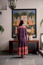 Load image into Gallery viewer, The BASIC shirt - Vintage NAVY with red butis