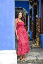 Load image into Gallery viewer, the BAY maxi dress - red & purple floral