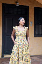 Load image into Gallery viewer, The PAPRIKA dress - yellow floral