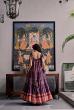 Load image into Gallery viewer, the SAGE Maxi - vintage NAVY with red butis