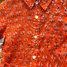 Load image into Gallery viewer, Boys Short-sleeves Shirt - coral pink butis