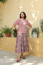 Load image into Gallery viewer, the Godet Skirt - soft pink floral