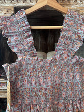 Load image into Gallery viewer, The PAPRIKA dress - grey with mauve floral