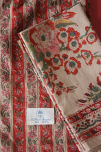 Load image into Gallery viewer, GIETHOORN Napkins - Beige & orange floral (set of 6)