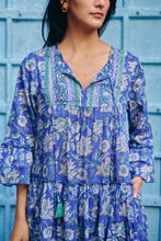 Load image into Gallery viewer, the STEVIA dress - blue floral