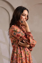 Load image into Gallery viewer, The WASABI midi - rose pink floral