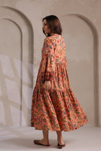 Load image into Gallery viewer, The WASABI midi - rose pink floral