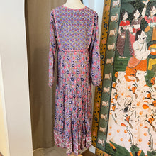 Load image into Gallery viewer, The Thyme Dress - lavendar w/ pink navy floral