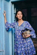 Load image into Gallery viewer, the STEVIA dress - blue floral