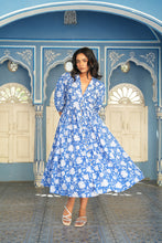 Load image into Gallery viewer, the ANISE midi - (reprint) royal blue jaal