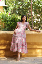 Load image into Gallery viewer, the CILANTRO midi - white with pink floral