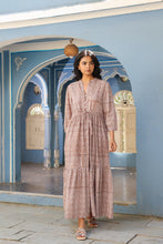 Load image into Gallery viewer, the CAJUN dress - beige floral